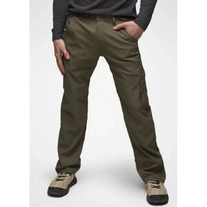 NEW prAna Stretch Zion Pant II Slate Green 33 x 32